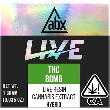 ABX- THC Bomb 1g Live Resin